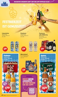 Bier im aktuellen Getränke Hoffmann Prospekt (Amberg) Bier im Getränke Hoffmann Prospekt "Aktuelle Angebote" mit 12 Seiten (Amberg)