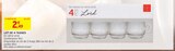 Lot de 4 tasses dans le catalogue Intermarché Super