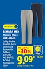 Herren-Hose mit Leinen Angebote bei Lidl Hannover für 9,99 €
