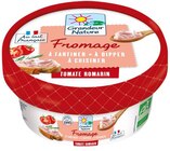 Fromage à tartiner tomate romarin - 150 g - GRANDEUR NATURE - NaturéO à Nantes Fromage à tartiner tomate romarin - 150 g - GRANDEUR NATURE en promo chez NaturéO Nantes à 2,49 €