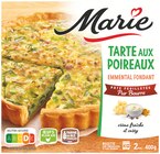 Tarte aux poireaux - MARIE en promo chez Colruyt Tarte aux poireaux - MARIE dans le catalogue Colruyt