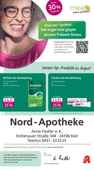Aktueller mea - meine apotheke Prospekt für Kiel mit  Seiten