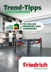 Aktueller Friedrich Bauzentrum Baumarkt Prospekt in Brandscheid und Umgebung, "Trend-Tipps FÜR DIE ENERGETISCHE SANIERUNG" mit 6 Seiten, 13.05.2024 - 23.05.2024