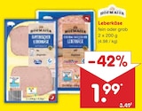 Leberkäse bei Netto Marken-Discount im Oberhausen Prospekt für 1,99 €