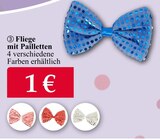 Fliege mit Pailletten für 1,00 € bei Woolworth im Angebot Fliege mit Pailletten im aktuellen Woolworth Prospekt