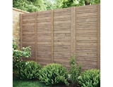 Brico Dépôt Cutry - Promo Latte de clôture "Skimia" marron H. 4,5 x L. 180 x EP. 1,5 cm Promo Latte de clôture "Skimia" marron H. 4,5 x L. 180 x EP. 1,5 cm à 5,99 € dans le catalogue Brico Dépôt à Cutry