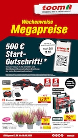 toom Baumarkt Prospekt der aktuellen Woche, gültig von 13.09.2025 bis 19.09.2025 Aktueller toom Baumarkt Prospekt "Respekt, wer's selber macht." mit 16 Seiten