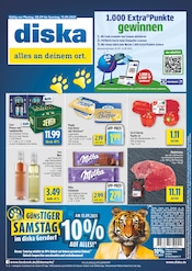 Aktueller diska Discounter Prospekt in Erlbach-Kirchberg und Umgebung, "alles an deinem ort." mit 12 Seiten, 08.09.2025 - 13.09.2025