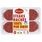8 steaks hachés pur bœuf 15% M.G. BIGARD - BIGARD en promo chez Carrefour Martigues à 13,99 €
