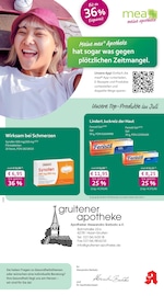 mea - meine apotheke Apotheken Prospekt der aktuellen Woche mit 4 Seiten, gültig von 01.07.2026 bis 31.07.2026, in Solingen und Umgebung Aktueller mea - meine apotheke Apotheken Prospekt in Solingen und Umgebung, "Unsere Juli-Angebote" mit 4 Seiten, 01.07.2026 - 31.07.2026