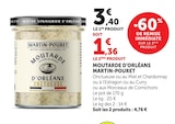 Promo Moutarde d'Orléans à 1,36 € dans le catalogue Super U à Argent-sur-Sauldre