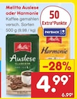 Auslese oder Harmonie Angebote von Melitta bei Netto Marken-Discount Hamburg für 4,99 €