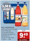Wellness Traube-Mango Angebote von BAD HARZBURGER bei Getränke Quelle WVG Lutherstadt Wittenberg für 9,49 €