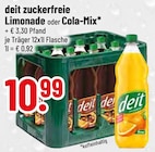 zuckerfreie Limonade im Angebot bei Trinkgut in Füssen zuckerfreie Limonade Angebote von deit bei Trinkgut Füssen für 10,99 €