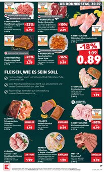 Rindfleisch im Kaufland Prospekt "Hier bin ich richtig" mit 75 Seiten (Mönchengladbach)