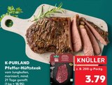 Aktuelle Steak Angebote bei Kaufland in Reutlingen Aktuelles Pfeffer-Hüftsteak Angebot bei Kaufland in Reutlingen ab 3,79 €