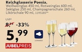 Kelchglassserie Poesia Angebote von LEONARDO bei Wohn Schick Singen für 5,99 €