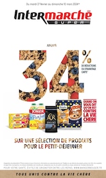 Catalogue Supermarchés Intermarché en cours à Le Bourget et alentours, JUSQU'À 34% DE RÉDUCTIONS OU D'AVANTAGE CARTE, 38 pages, 27/02/2024 - 10/03/2024