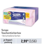 Taschentücherbox von Tempo im aktuellen Metro Prospekt für 3,56 €