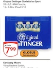 Aktuelle Bier Angebote bei GLOBUS in Homburg Aktuelles Glorietta Iso Sport Angebot bei GLOBUS in Homburg ab 7,99 €