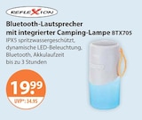 Audiogeräte im V-Markt Prospekt Bluetooth-Lautsprecher mit integrierter Camping-Lampe BTX705 von Reflexion im aktuellen V-Markt Prospekt für 19,99 €