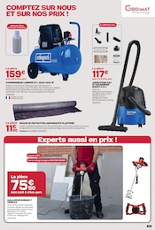 Promos Aspirateur dans le catalogue "POUR BIEN RÉNOVER COMPTEZ SUR NOUS..." de Gedimat Aspirateur en promo dans le catalogue Gedimat à la page 15