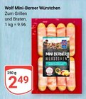 Mini-Berner Würstchen im Angebot bei GLOBUS in Gera Mini-Berner Würstchen Angebote von Wolf bei GLOBUS Gera für 2,49 €