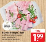 Aktuelles Bratensortiment 3-fach Angebot bei famila Nordost in Lübeck ab 1,99 €