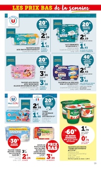 Promotion Yaourt dans le prospectus Hyper U, valable du 25/11/2025 au 07/12/2025 Promo Yaourt dans le catalogue Hyper U du moment à la page 19
