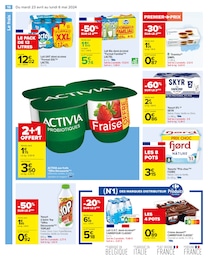 Offre Activia dans le catalogue Carrefour du moment à la page 18