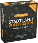 Stadt Land Vollpfosten Kartenspiel im Angebot bei Rossmann in Essen Stadt Land Vollpfosten Kartenspiel Angebote von DENKRIESEN bei Rossmann Essen für 14,99 €