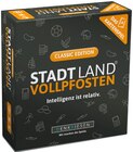 Stadt Land Vollpfosten Kartenspiel Angebote von DENKRIESEN bei Rossmann Bruchsal für 14,99 €