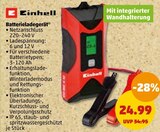 Batterieladegerät von Einhell für 24,99 € bei Penny-Markt im Angebot Batterieladegerät von Einhell im aktuellen Penny-Markt Prospekt