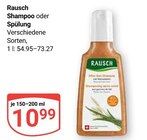 Shampoo im Angebot bei GLOBUS in Pulheim Shampoo Angebote von Rausch bei GLOBUS Pulheim für 10,99 €
