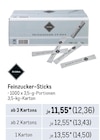 Feinzucker-Sticks von Rioba im aktuellen Metro Prospekt für 12,36 €