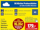 7-Zonen Taschenfederkern-Matratze im Angebot bei Lidl in Frankfurt 7-Zonen Taschenfederkern-Matratze Angebote von breckle bei Lidl Frankfurt für 16,35 €