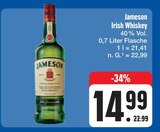 Aktuelles Irish Whiskey Angebot bei E center in Erlangen ab 14,99 €