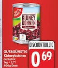 Kidneybohnen von Gut & Günstig für 0,69 € bei EDEKA im Angebot Kidneybohnen von Gut & Günstig im aktuellen EDEKA Prospekt