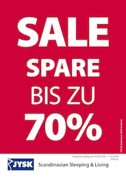 JYSK Prospekt "SALE", 1 Seite, 07.06.2026 - 04.07.2026 JYSK Prospekt "SALE", 1 Seite, 07.06.2026 - 04.07.2026