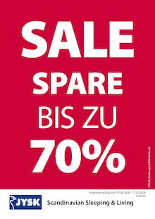 Bettdecke im aktuellen JYSK Prospekt (Dresden) Bettdecke im JYSK Prospekt "SALE" mit 1 Seiten (Dresden)
