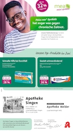 Apotheken Prospekt von mea - meine apotheke in Pfinztal Aktueller mea - meine apotheke Apotheken Prospekt für Pfinztal: Unsere Juni-Angebote mit 4} Seiten, 01.06.2026 - 30.06.2026