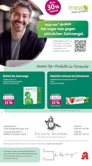 Aktueller mea - meine apotheke Prospekt "Unsere November-Angebote" Seite 1 von 4 Seiten