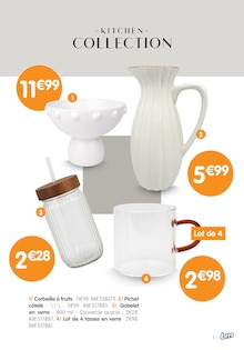 Promotion Verre dans le prospectus B&M, valable du 29/12/2025 au 03/02/2026 Promo Verre dans le catalogue B&M du moment à la page 3