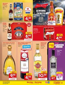 Wodka im Netto Marken-Discount Prospekt "Aktuelle Angebote" mit 52 Seiten (Trier)