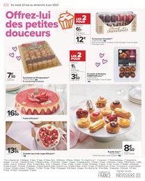 Prix et réduction Gâteau dans le prospectus Carrefour en cours Offre Gâteau dans le catalogue Carrefour du moment à la page 34
