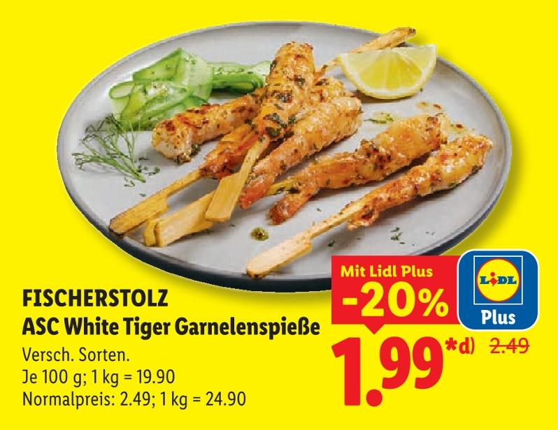 ASC White Tiger Garnelenspieße