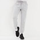 Pantalon jogging droit molleton gris homme en promo chez La Halle Pantalon jogging droit molleton gris homme dans le catalogue La Halle