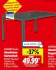 Aluminium-Gartentisch im Angebot bei Lidl in Ravensburg Aluminium-Gartentisch Angebote von LIVARNO home bei Lidl Ravensburg für 49,99 €