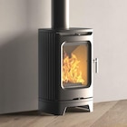 Poêle à bois André en fonte 6 kW 110 m²(u) - Castorama Poêle à bois André en fonte 6 kW 110 m²(u) à 499,00 € dans le catalogue Castorama