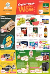 GLOBUS Supermarkt Prospekt der aktuellen Woche mit 26 Seiten, gültig von 03.08.2026 bis 08.08.2026, in Schwindegg und Umgebung Aktueller GLOBUS Supermarkt Prospekt in Schwindegg und Umgebung, "Aktuelle Angebote" mit 26 Seiten, 03.08.2026 - 08.08.2026
